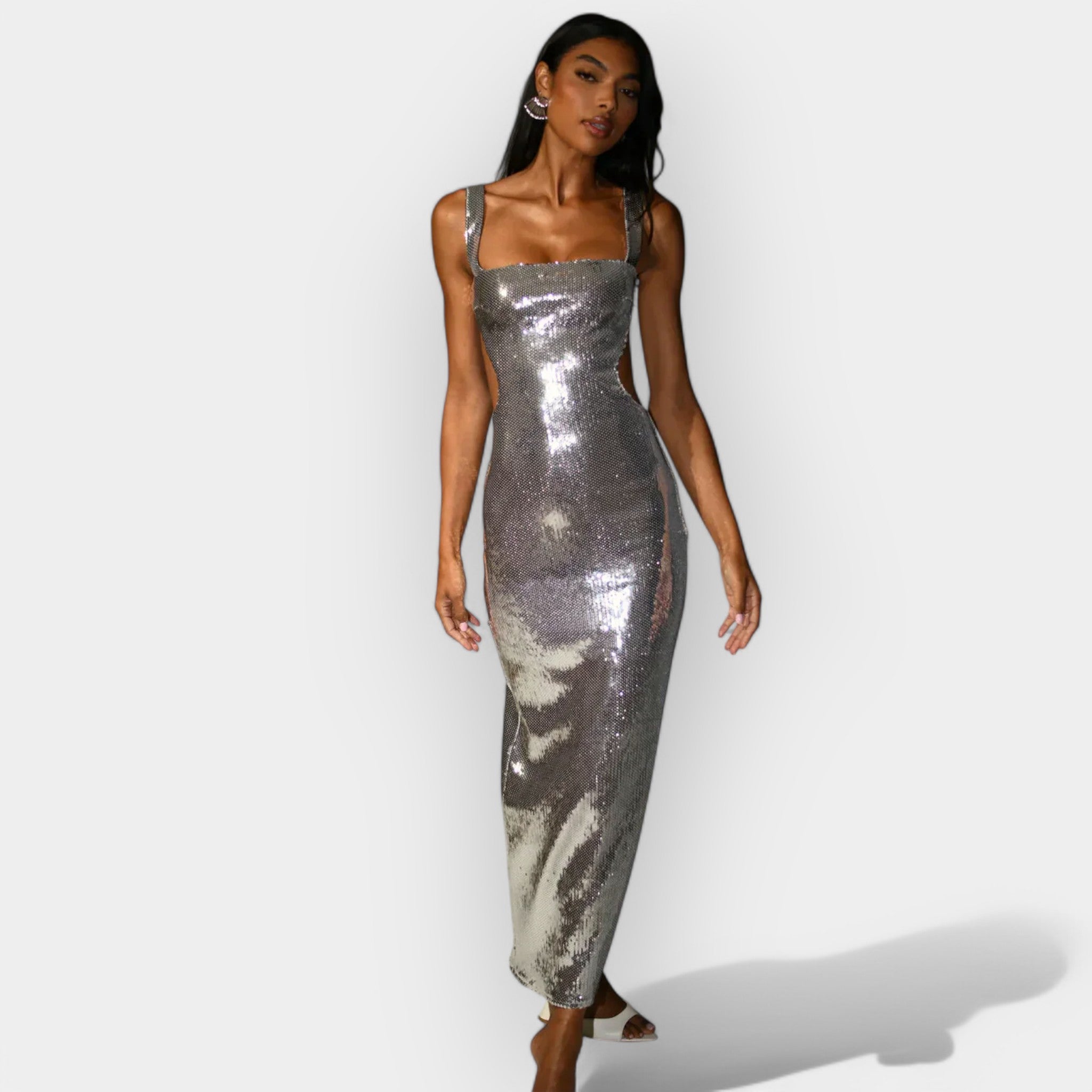 Shiny Maxi Dress