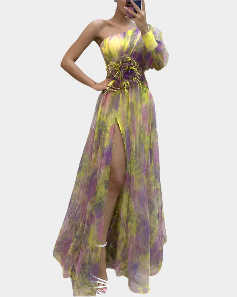 Romantic Dress with a Split