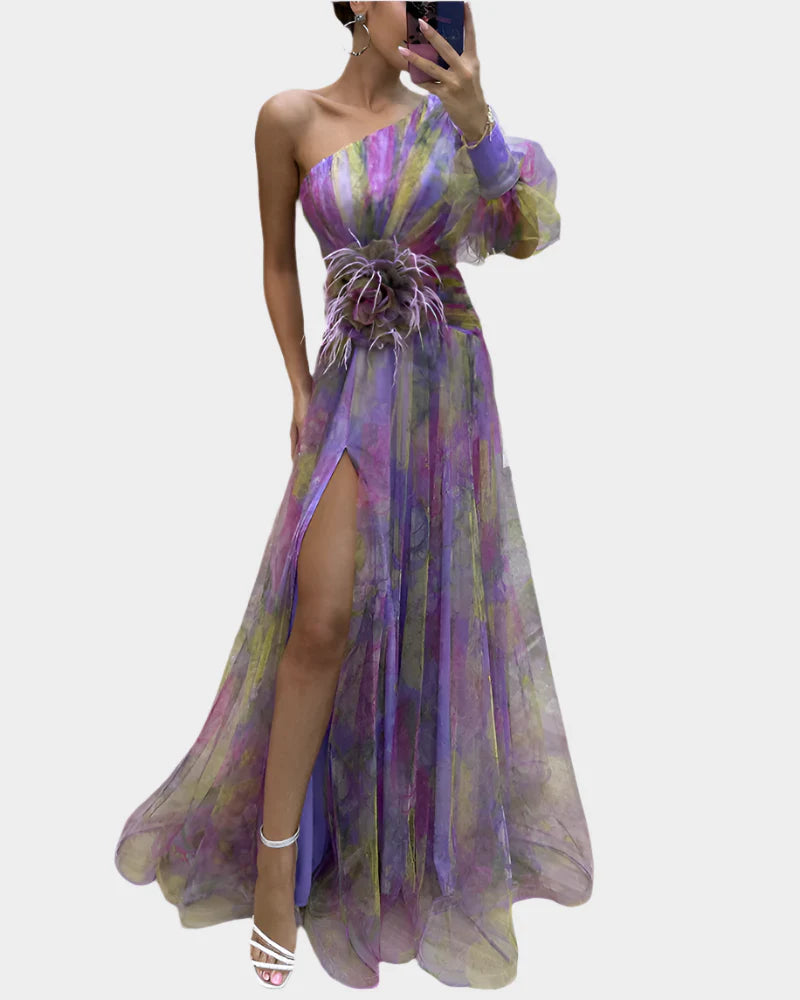 Romantic Dress with a Split