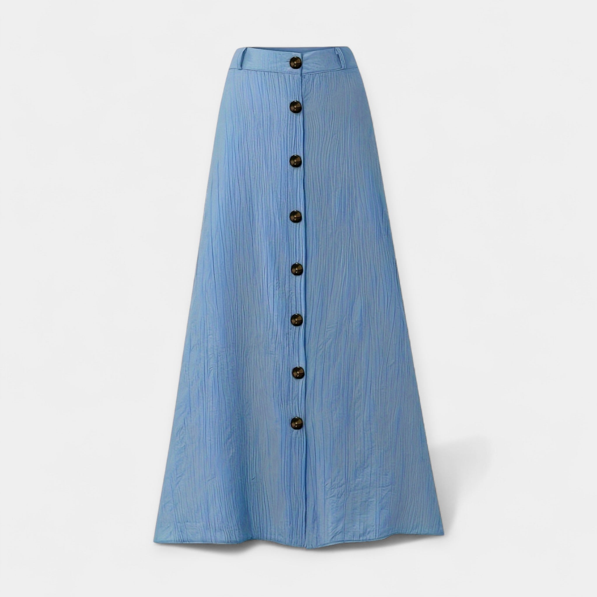 Semi-Sheer Midi Skirt with Split