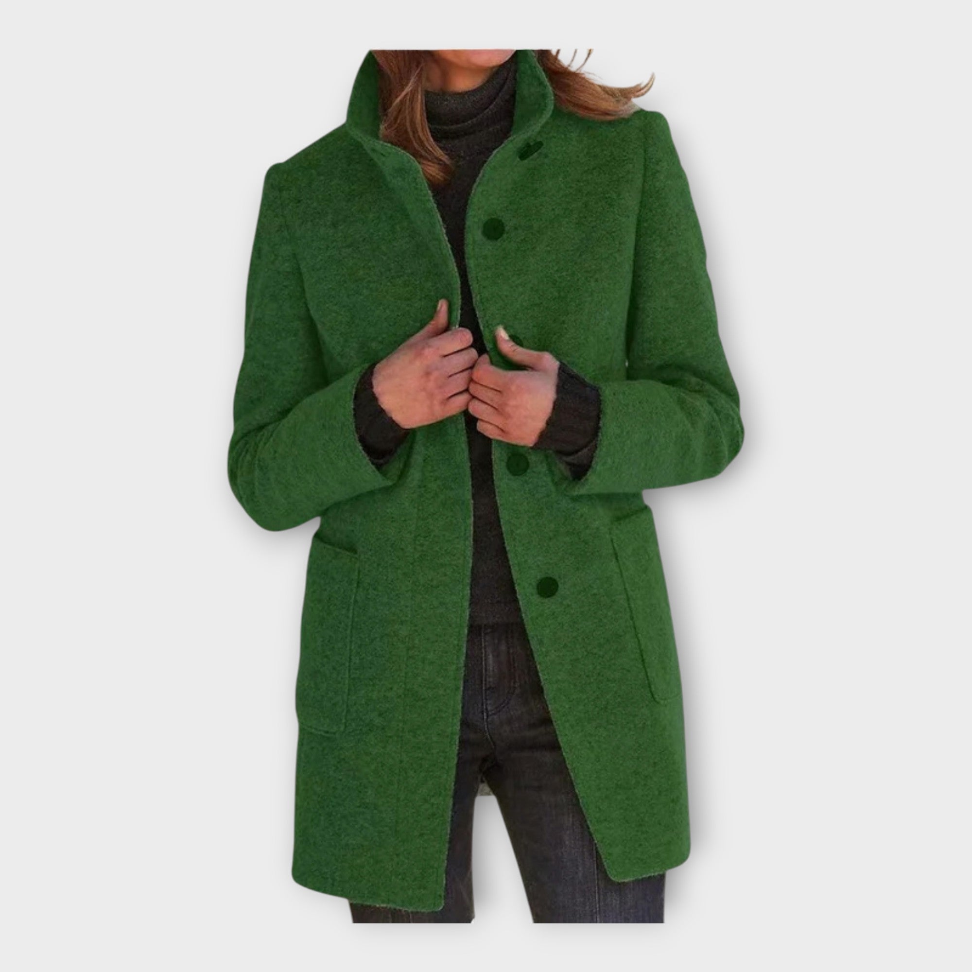 Elegant Coat with Timeless Line