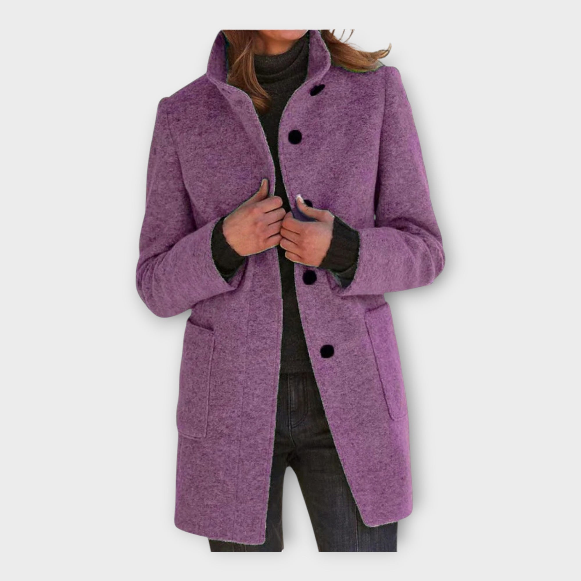 Elegant Coat with Timeless Line