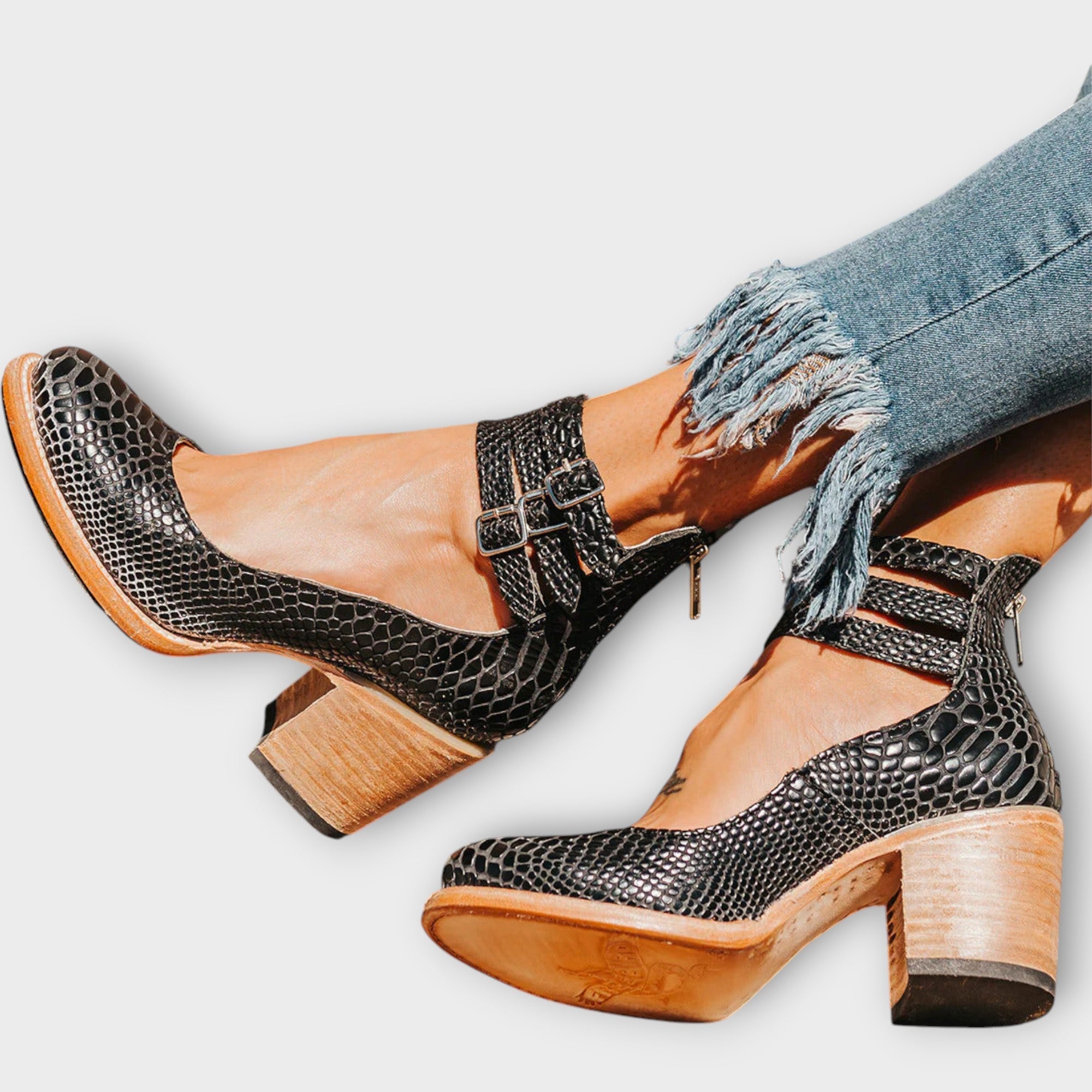 Strappy Heeled Shoes