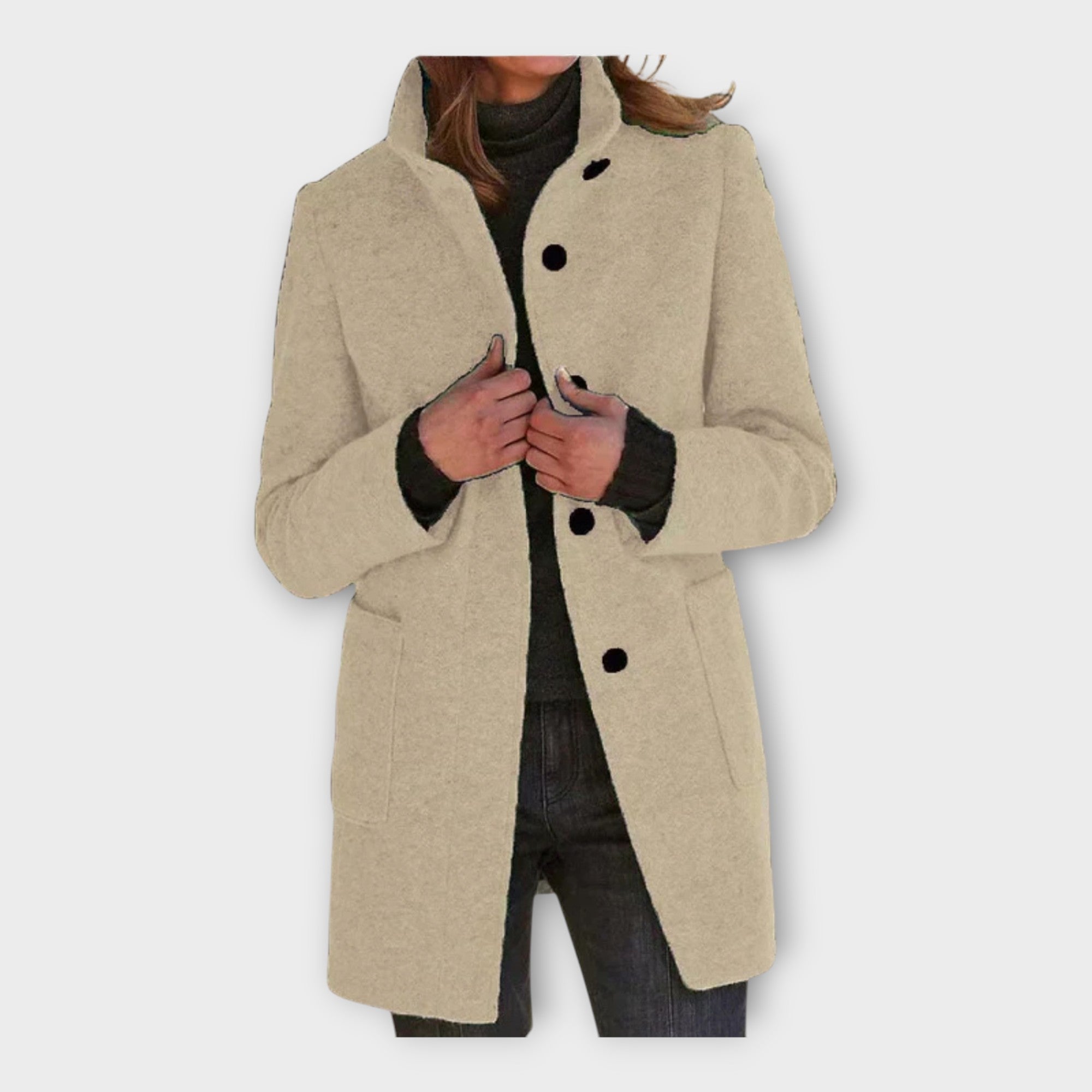 Elegant Coat with Timeless Line