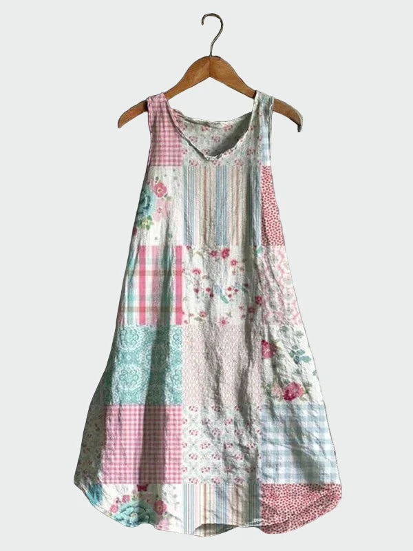 Dress with Pastel Pattern