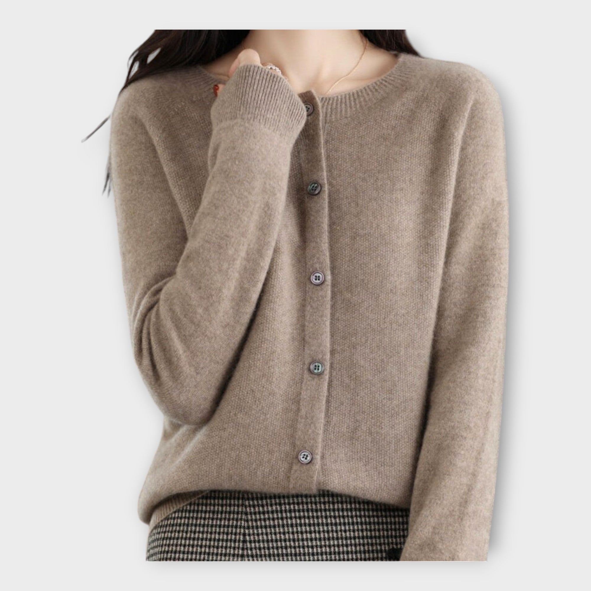 Elegant Buttoned Cardigan