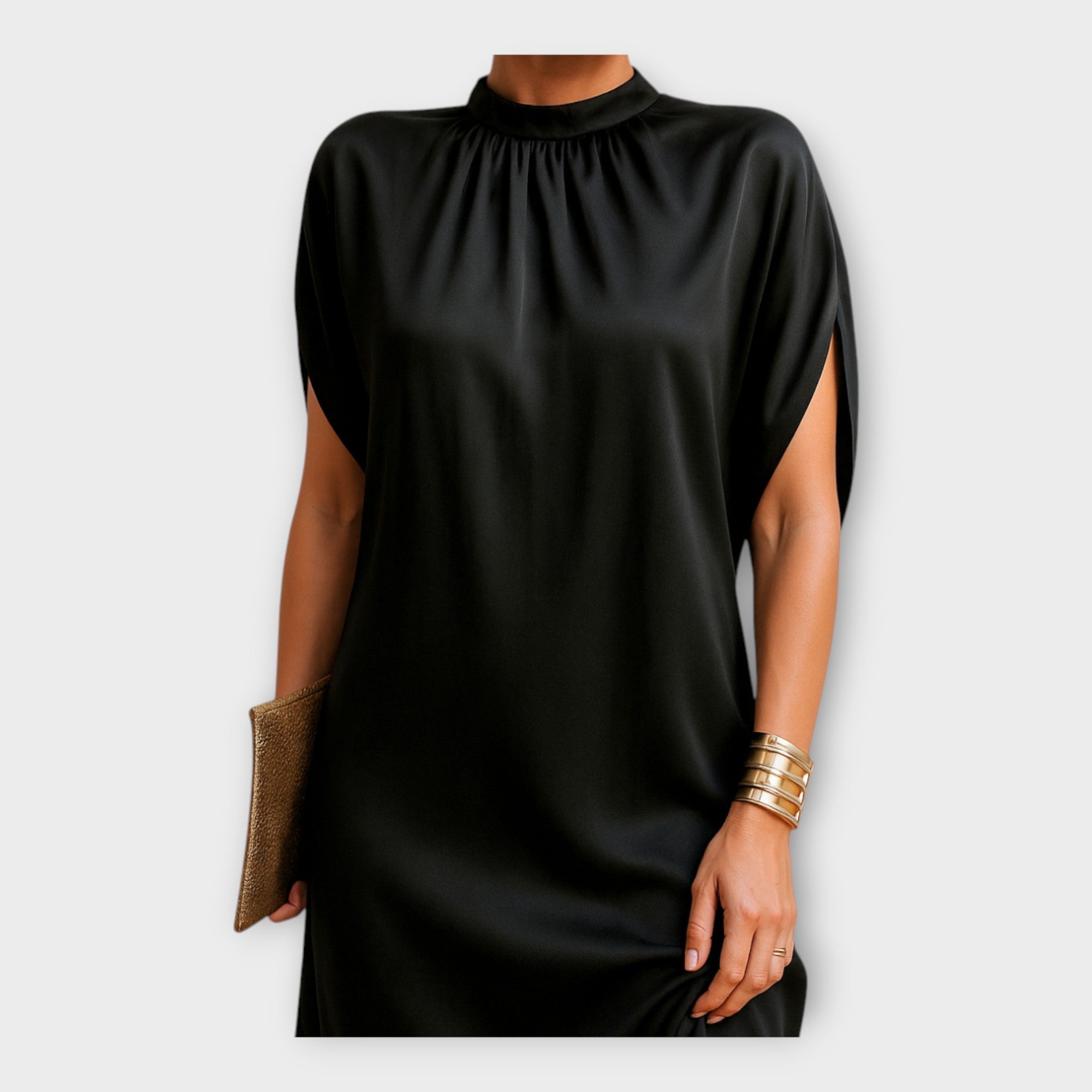 Elegant mini dress with timeless character