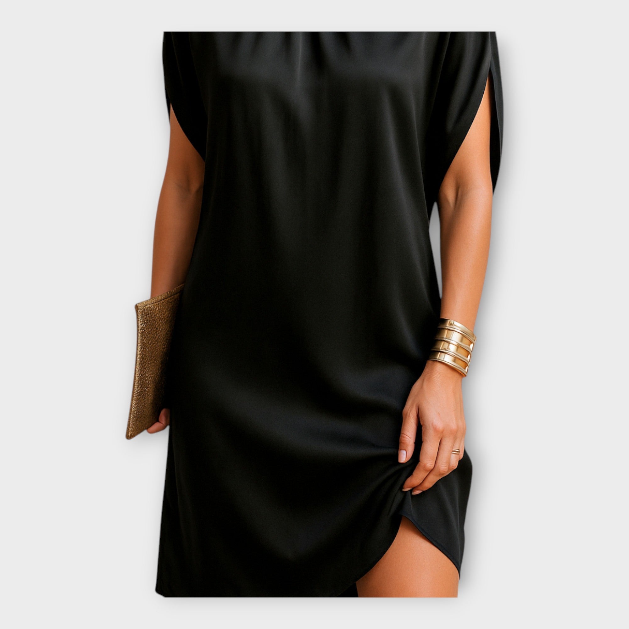 Elegant mini dress with timeless character