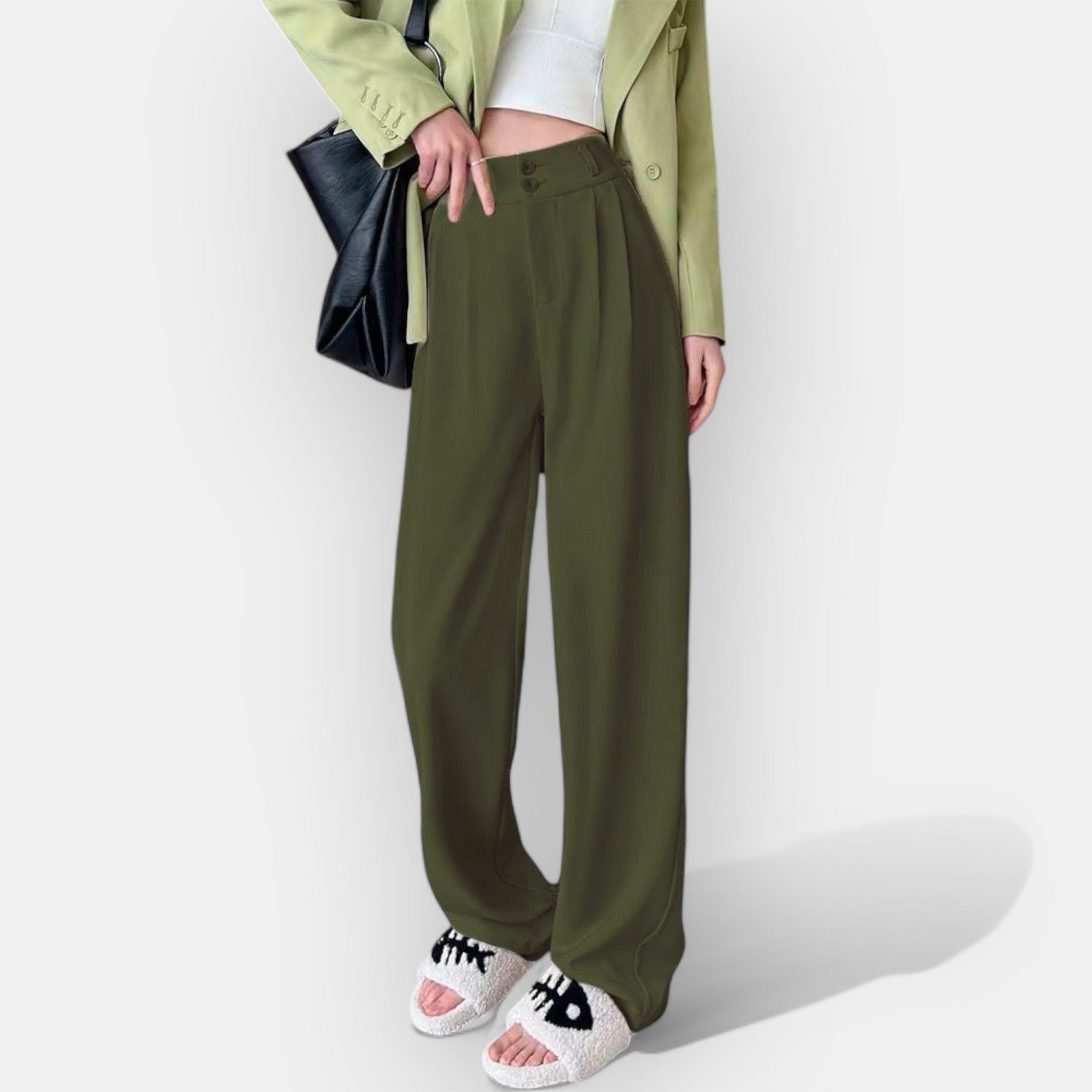Wide Trousers in Korean Style