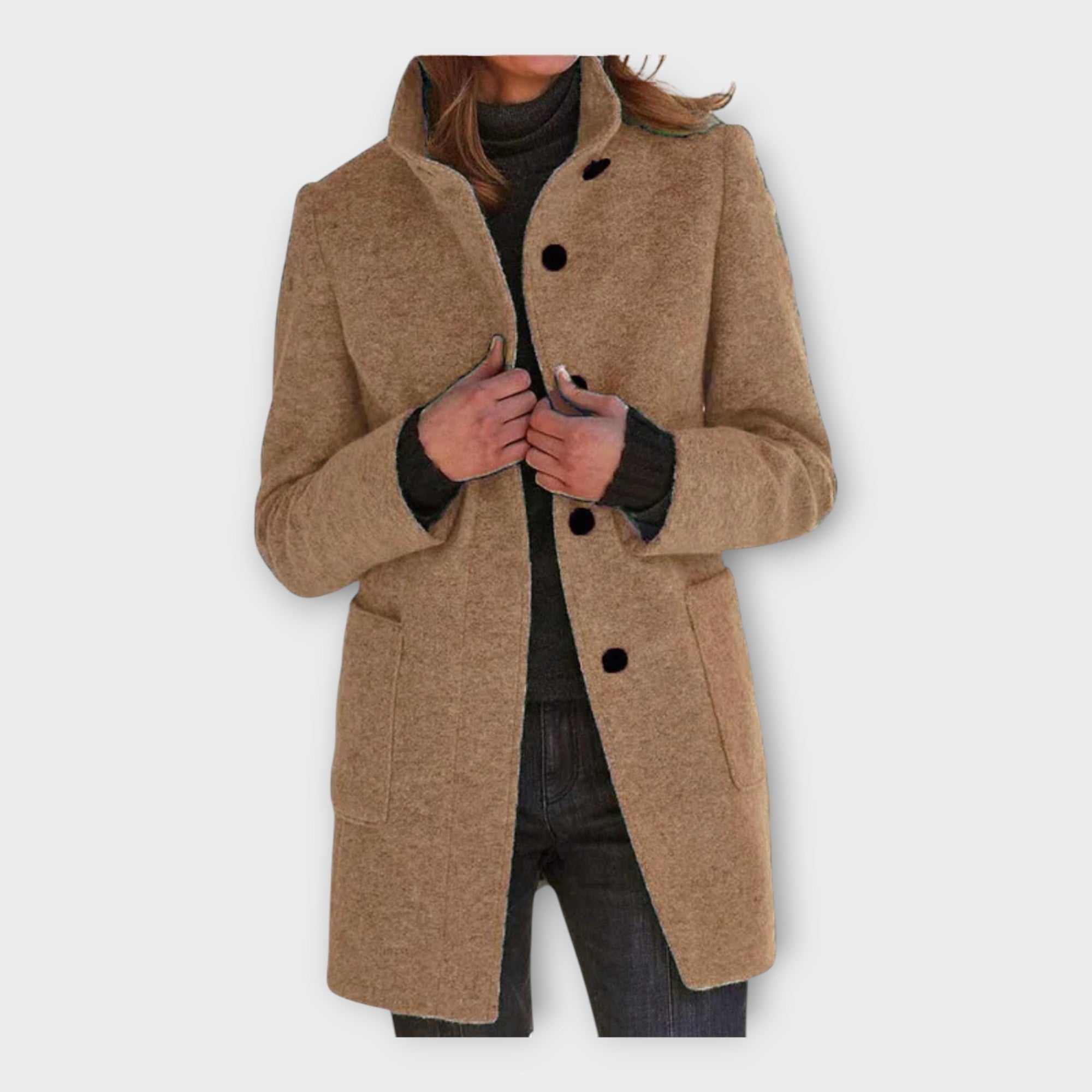 Elegant Coat with Timeless Line