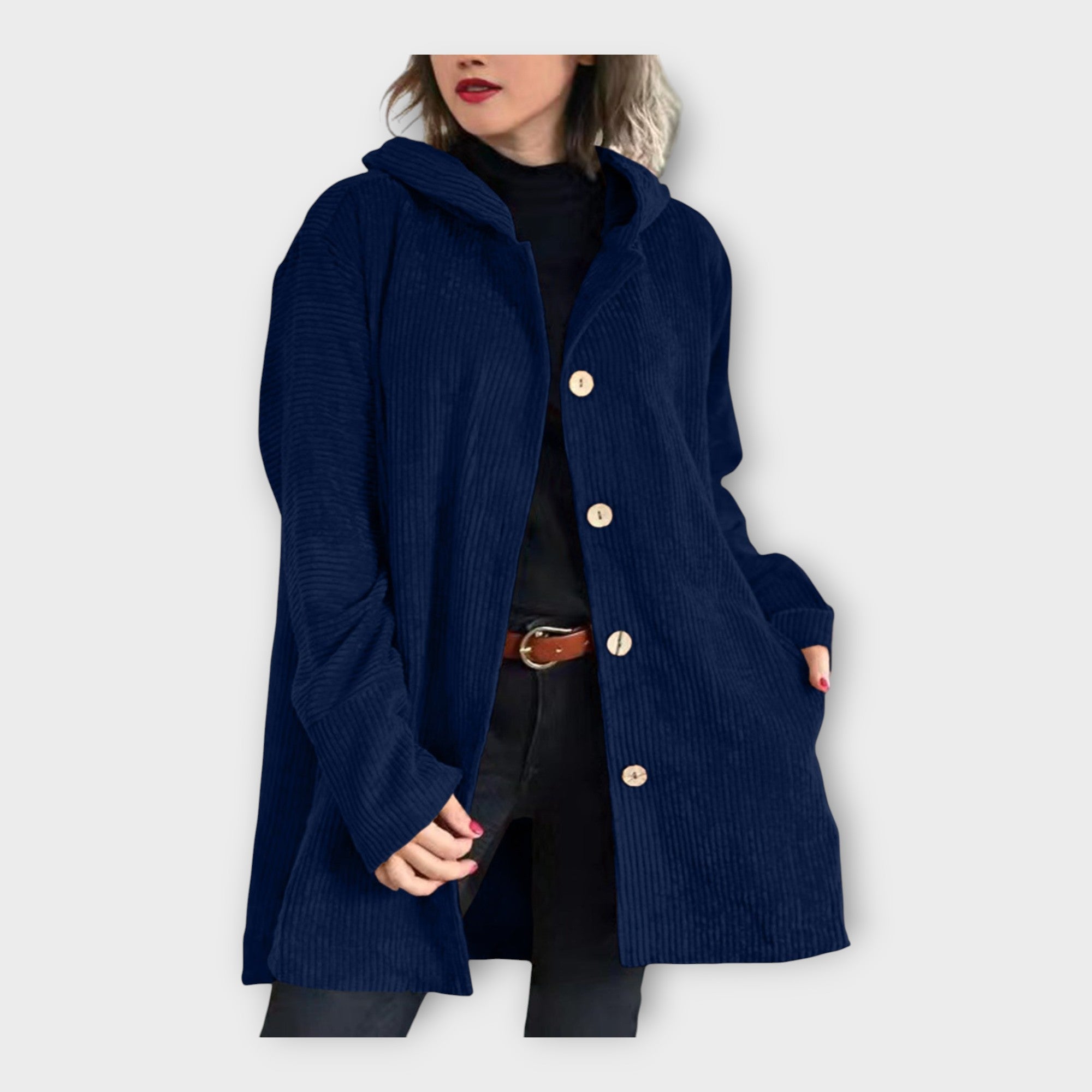 Long Everyday Hooded Coat