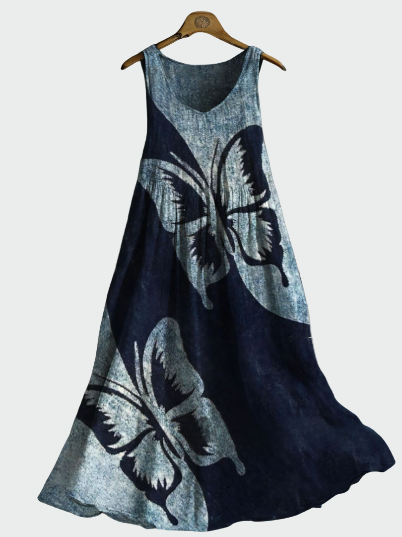 Butterfly Pattern Dress