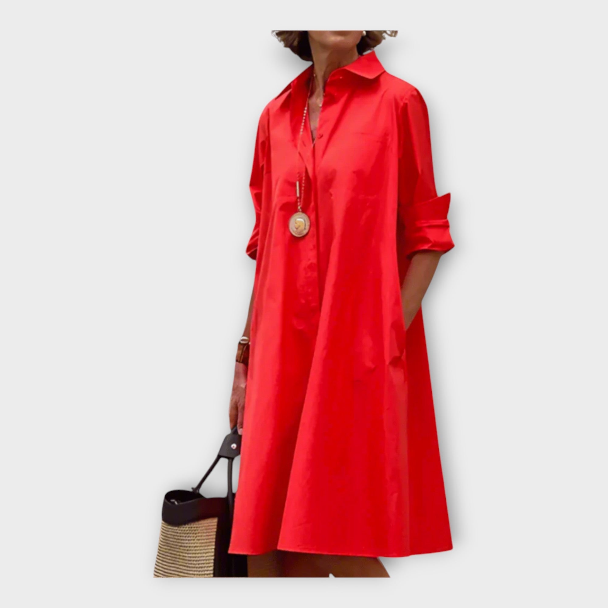 Elegant Polo Dress in Premium Fabric