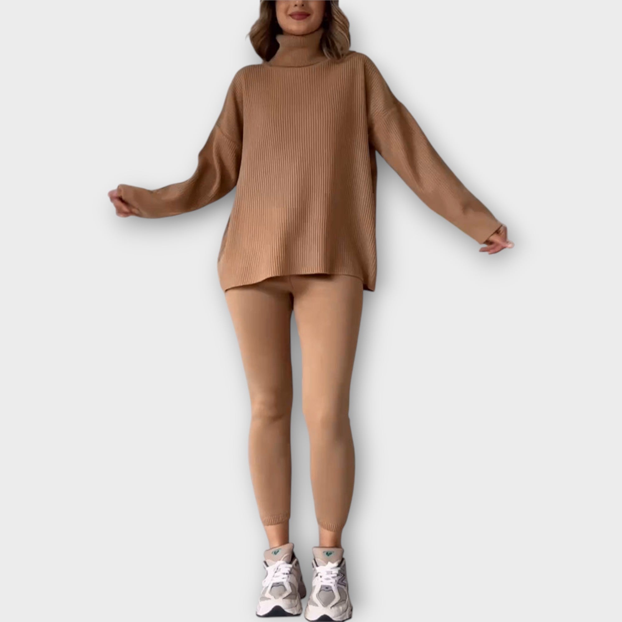 Knitted Set with Modern Aesthetic