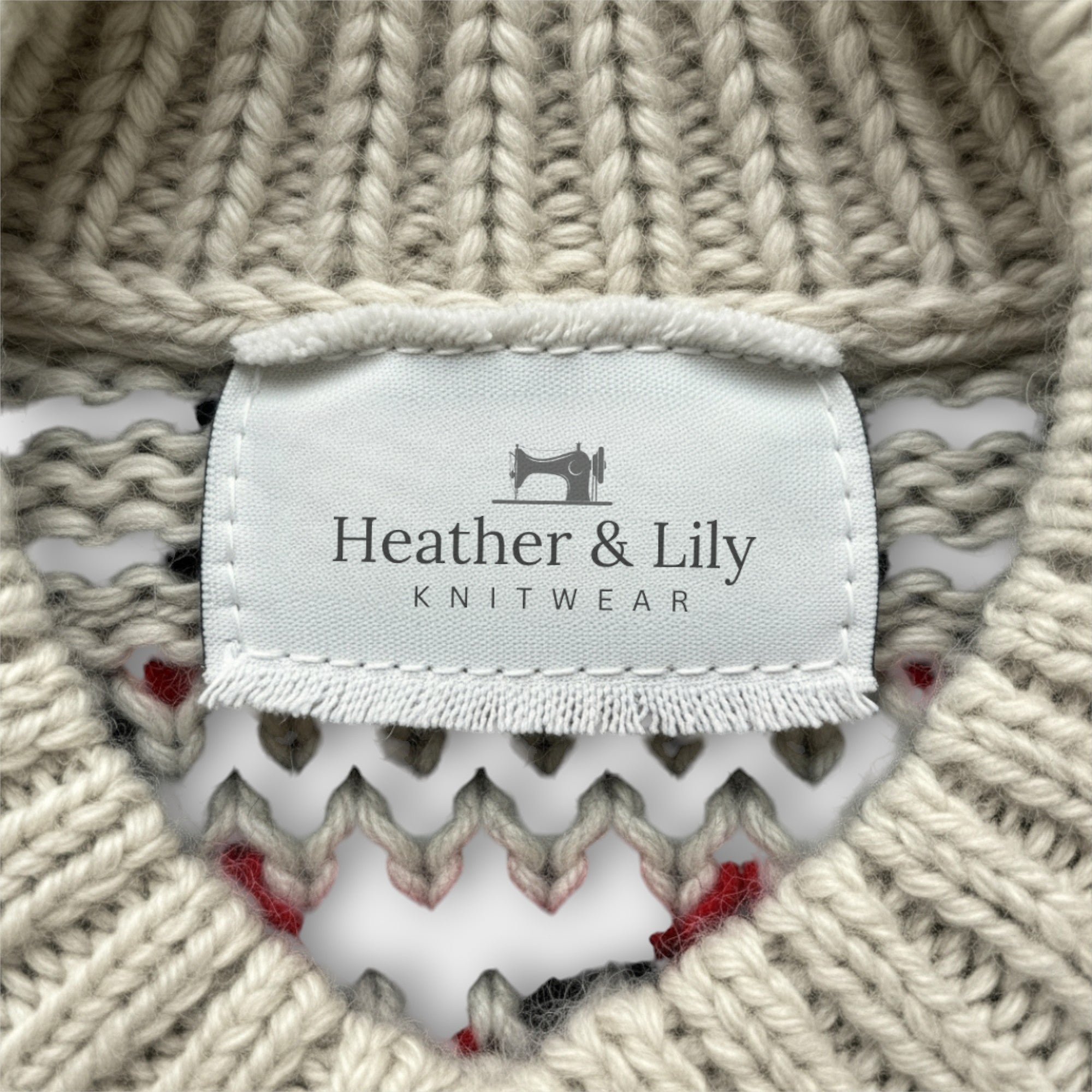 Sweater with Subtle Designs