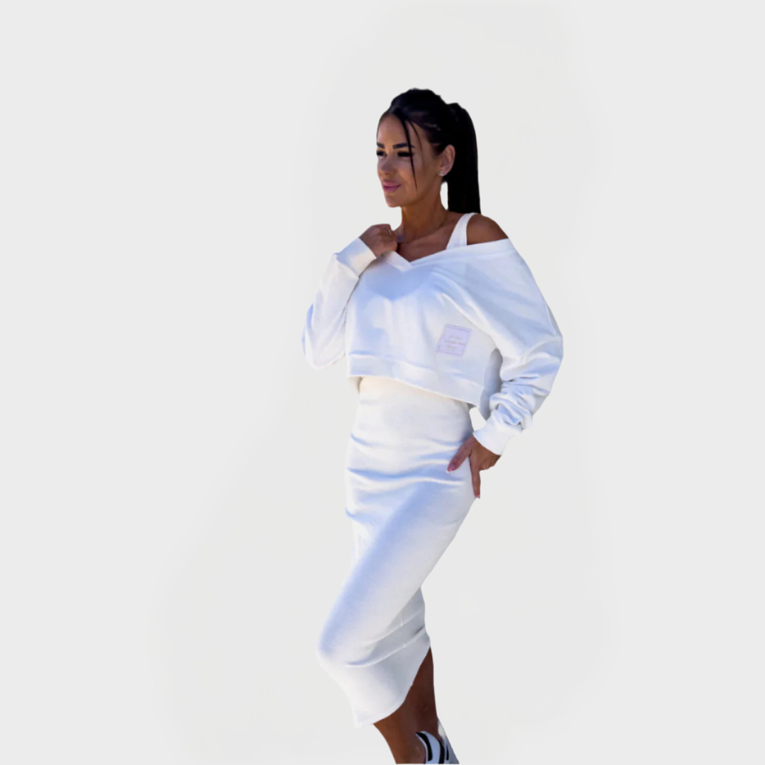 Summer Set with Hoodie and Dress for Comfort and Style