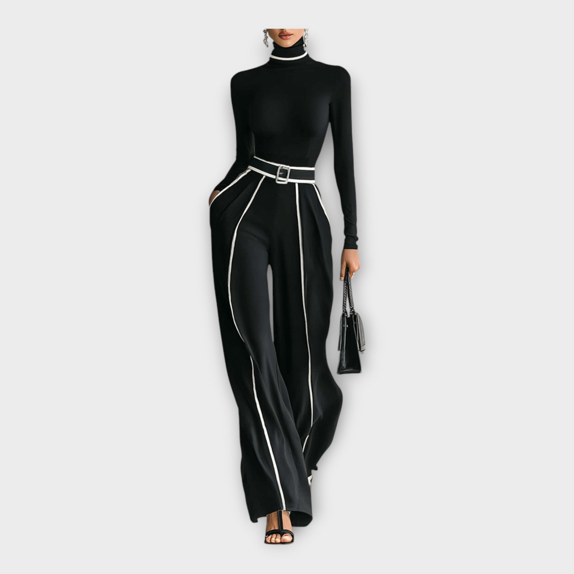 Elegant Jumpsuit with Minimal Aesthetic
