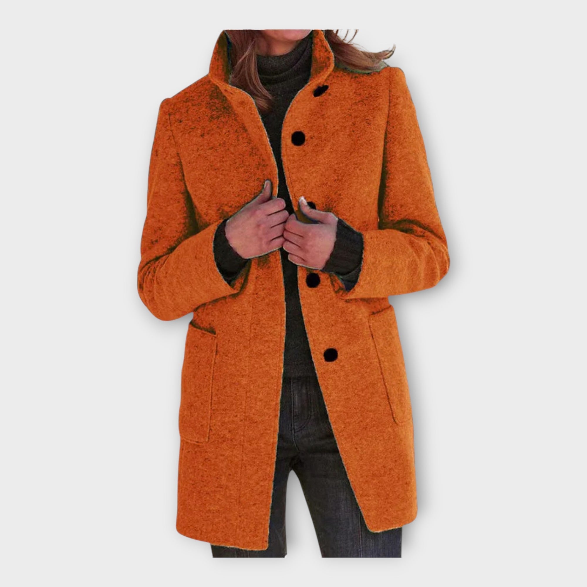 Elegant Coat with Timeless Line