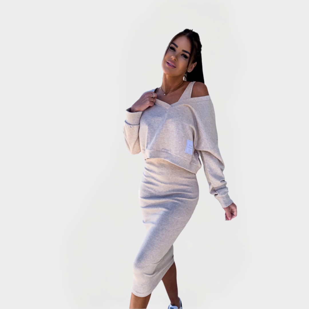 Summer Set with Hoodie and Dress for Comfort and Style