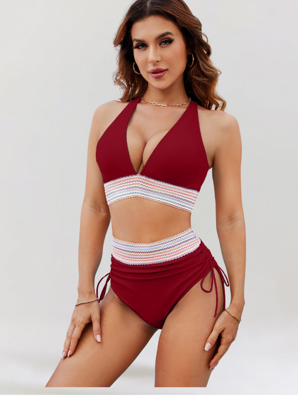 Bikini Set with Tummy Support System and High Waist