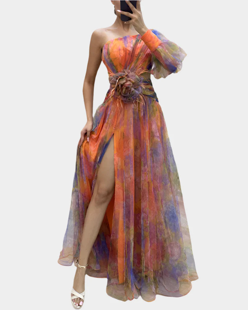 Romantic Dress with Split