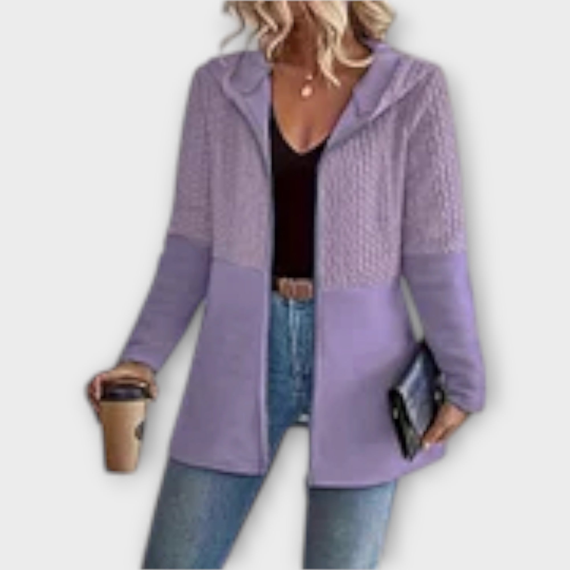 Elegant Hoodie with Modern Details