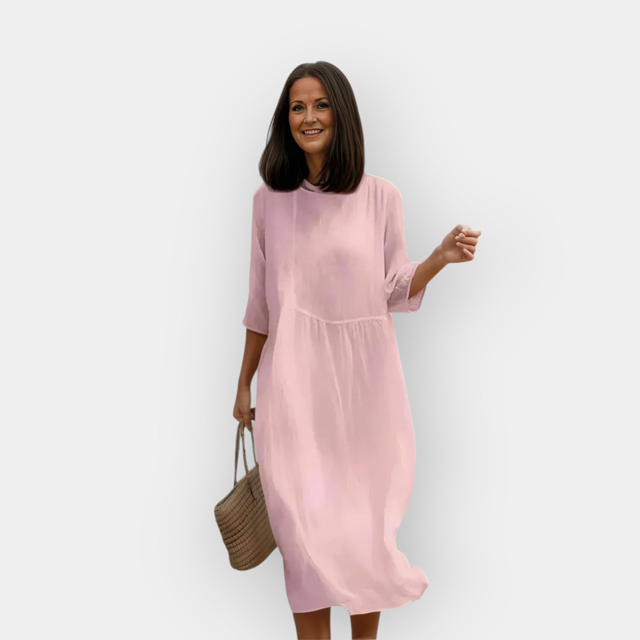 Dress with Flattering Design for the Belly