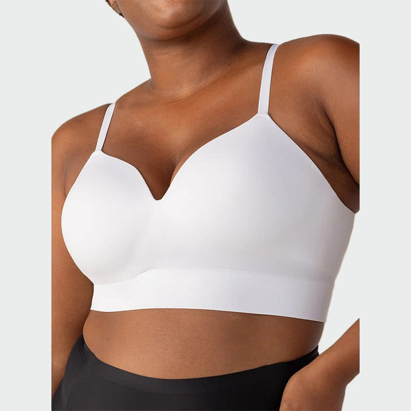 Wire-free shaping bra