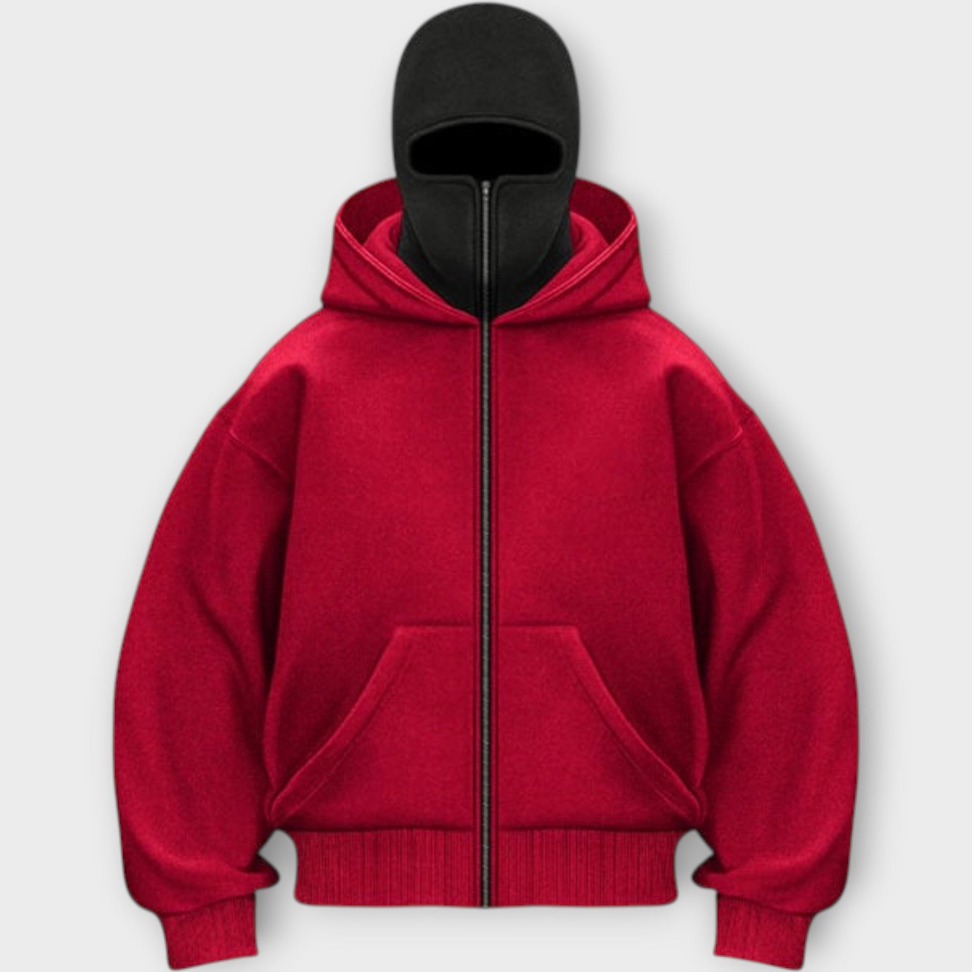 Hooded Sweatshirt with Front Zip
