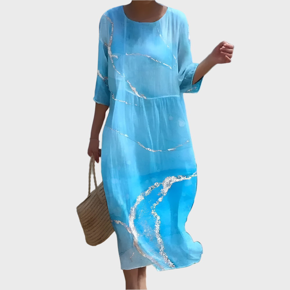 Airy Dress with Cover-up