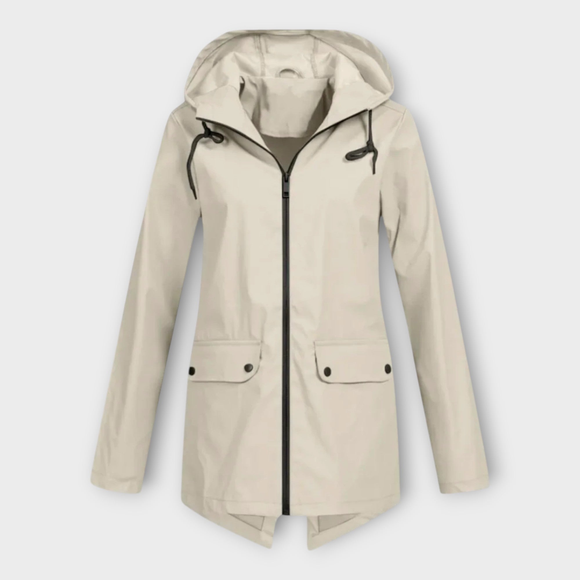 Elegant Waterproof Jacket with Hood