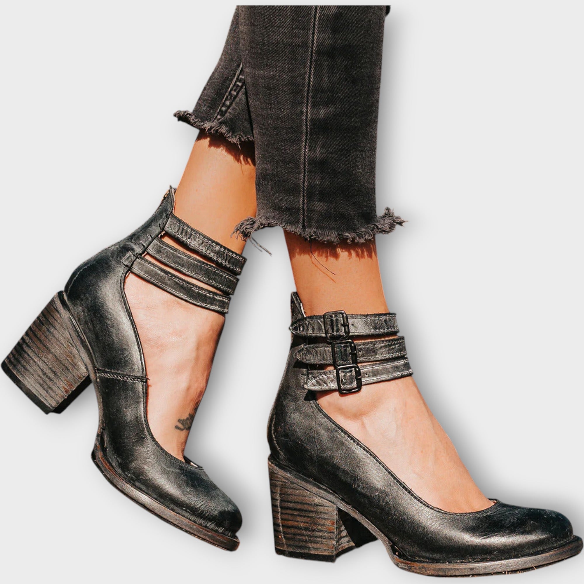 Strappy Heeled Shoes