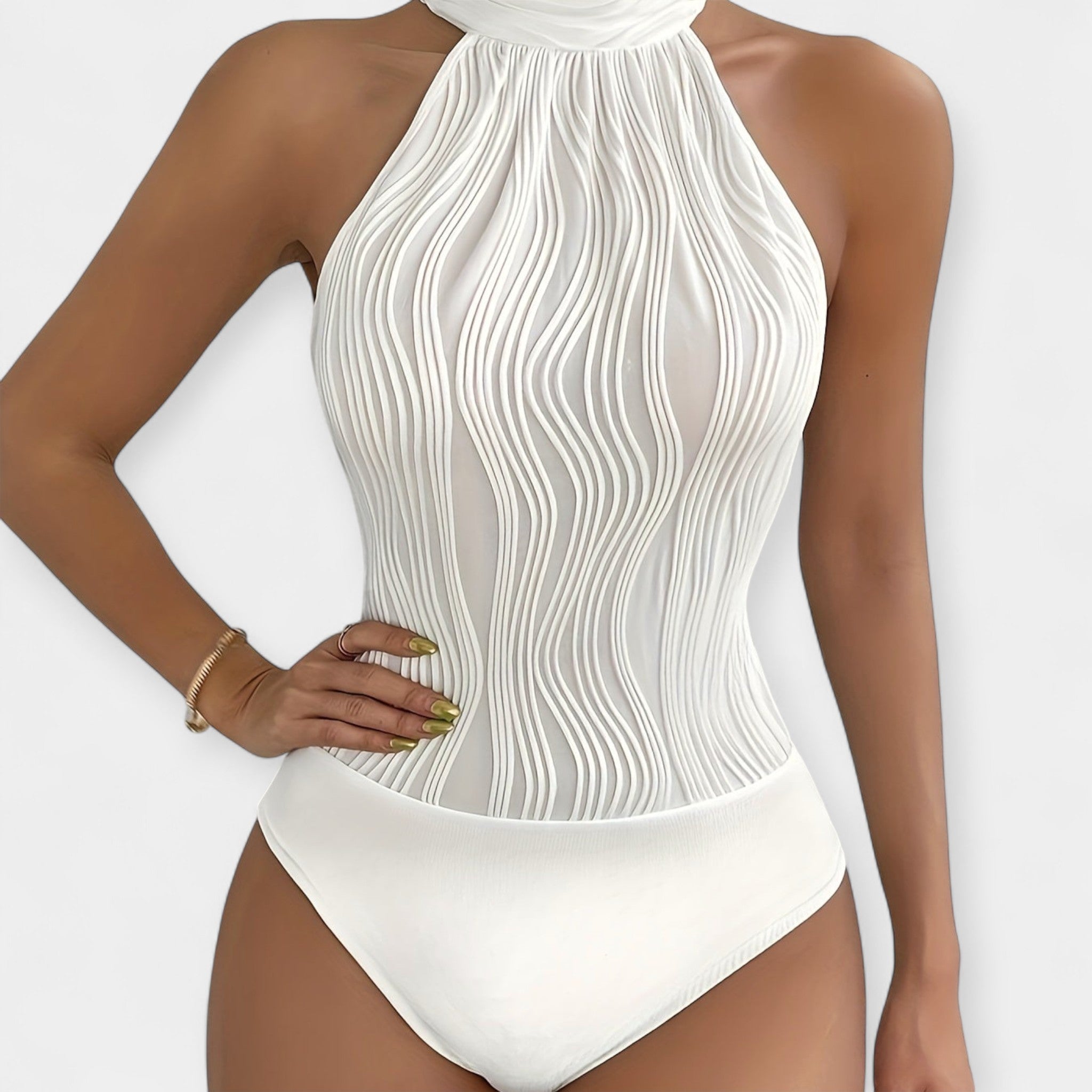 Full Bodysuit with Adjustable Ruching
