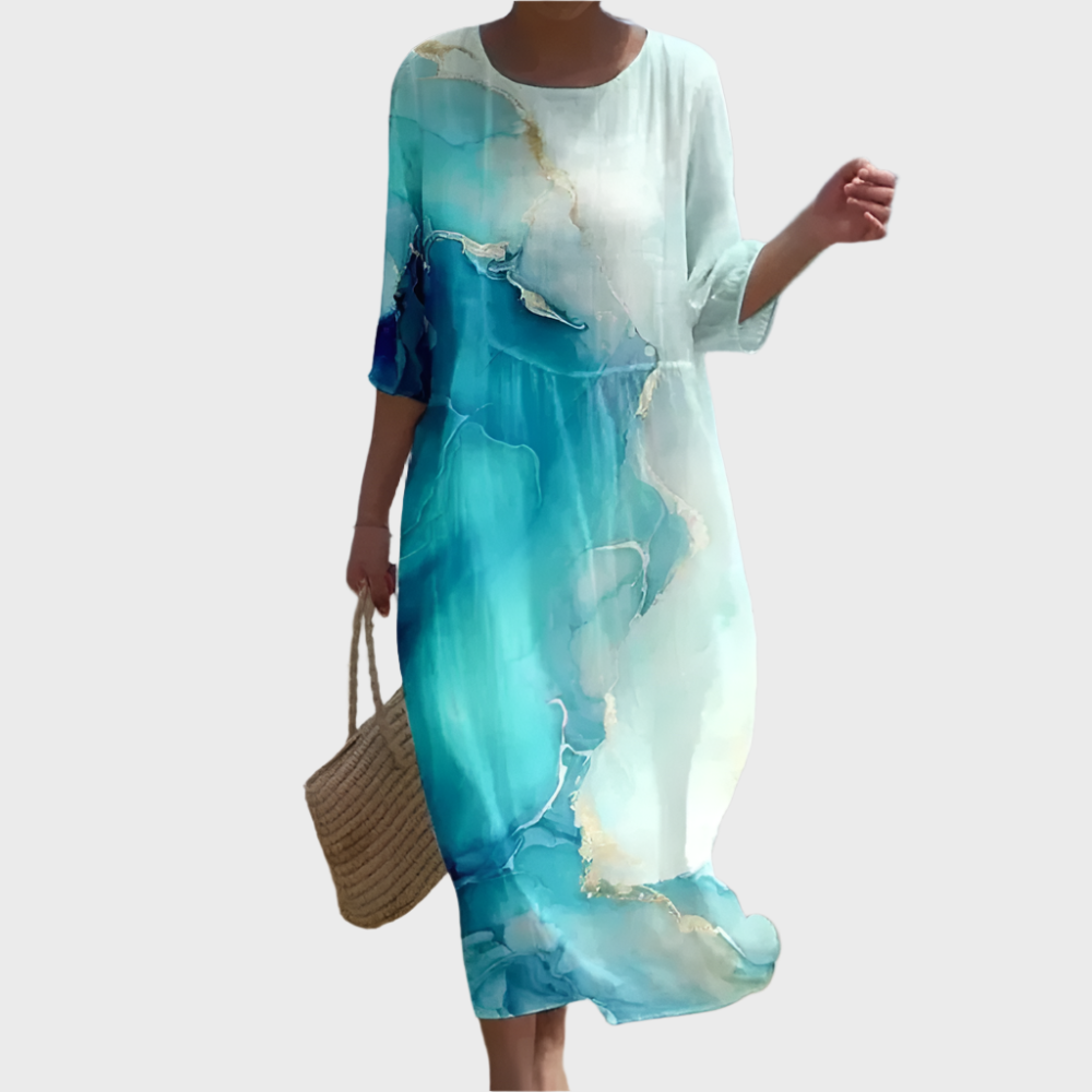 Airy Dress with Cover-up