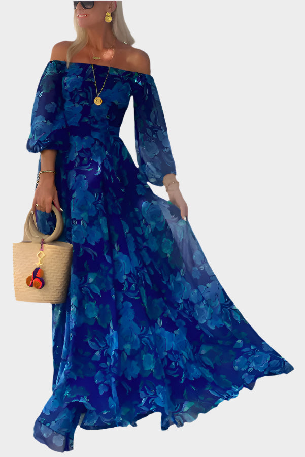 Airy Long Dress Without Sleeves