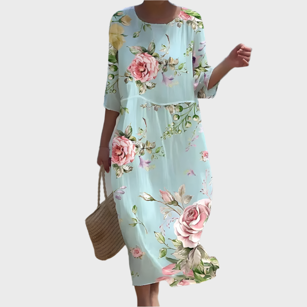 Airy Dress with Cover-up