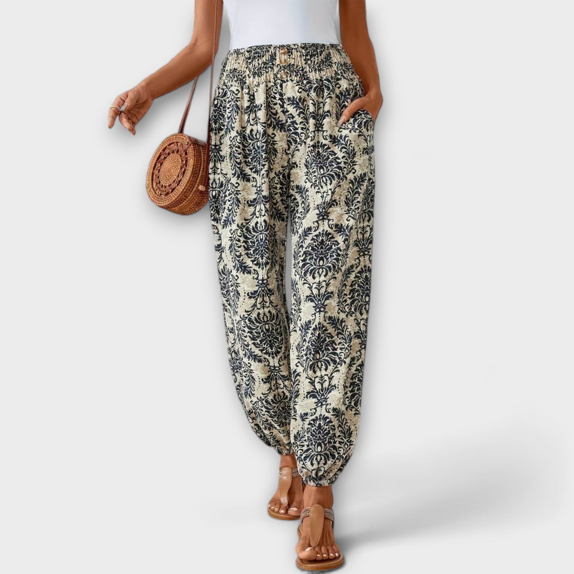 Pants with Ethnographic Design