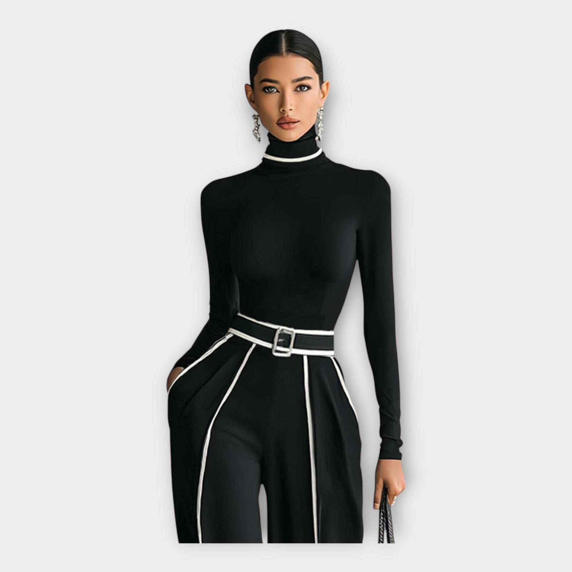 Elegant Jumpsuit with Minimal Aesthetic