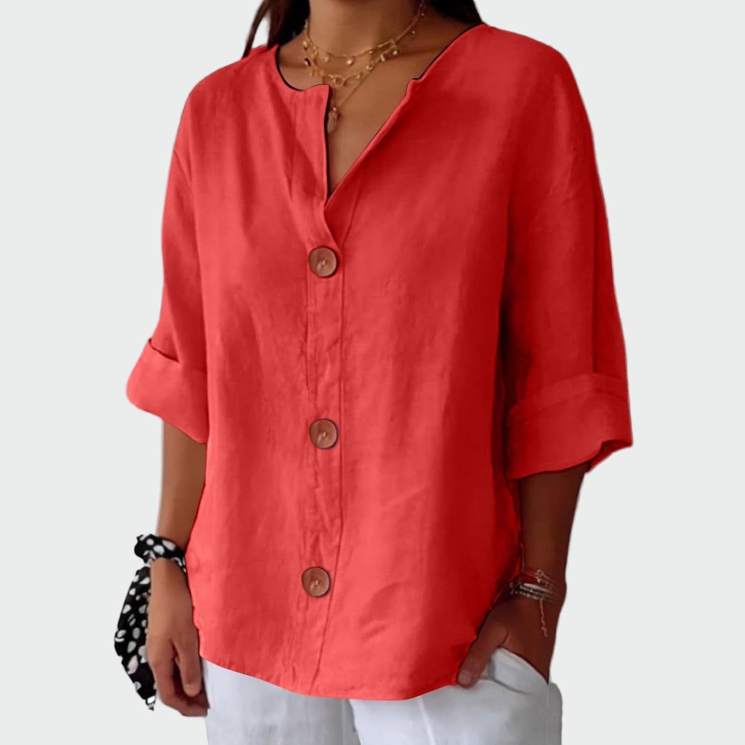 Casual Textured Blouse