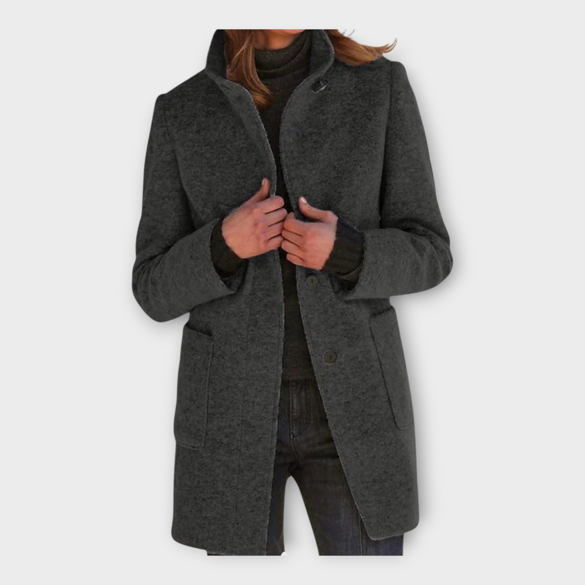 Elegant Coat with Timeless Line