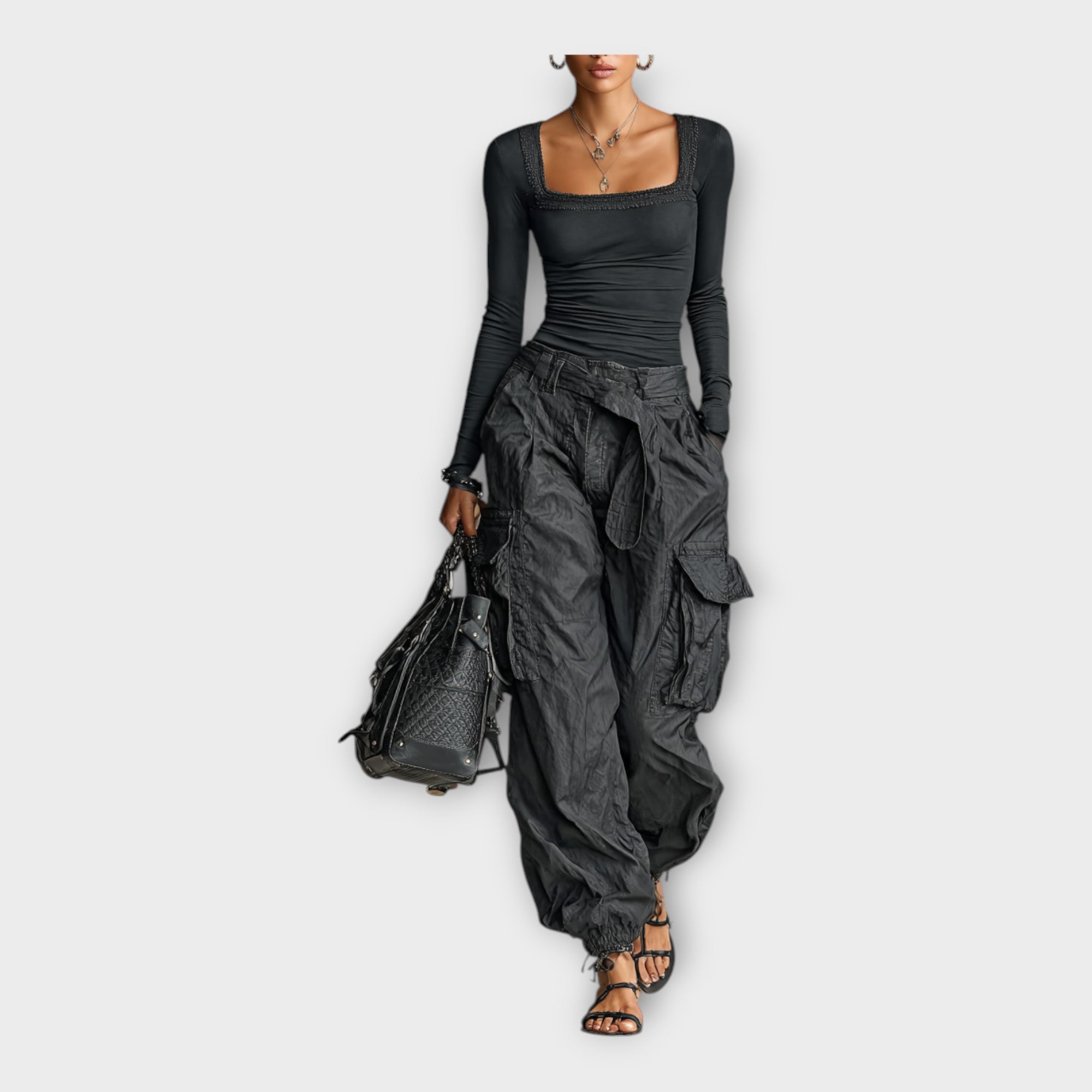 Cargo trousers with modern comfort