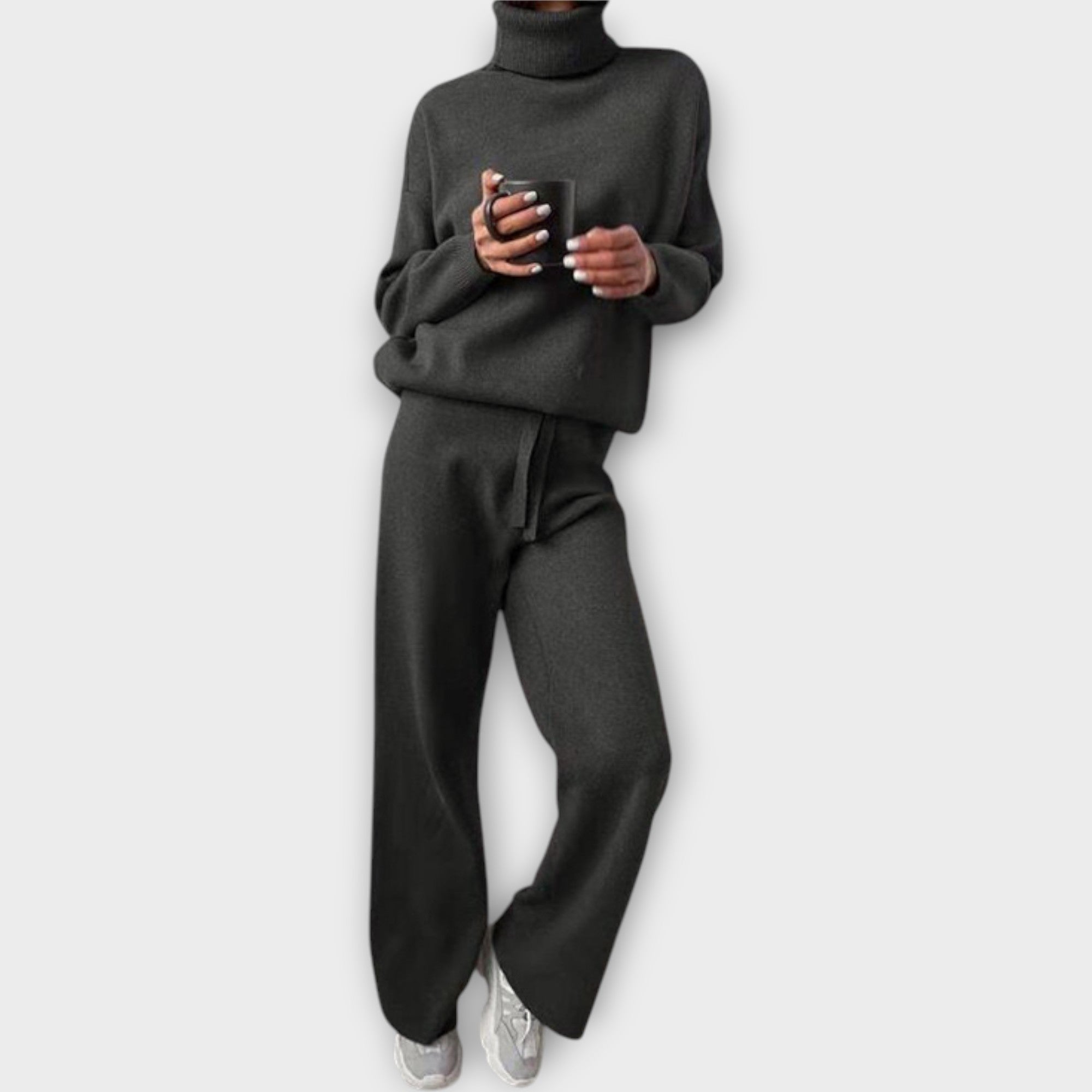 Set with Turtleneck and Relaxed Fit