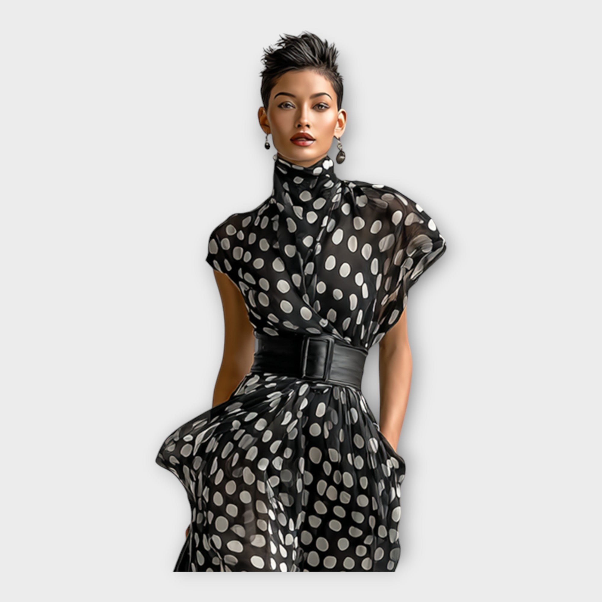 Long dress with a refined and timeless aesthetic