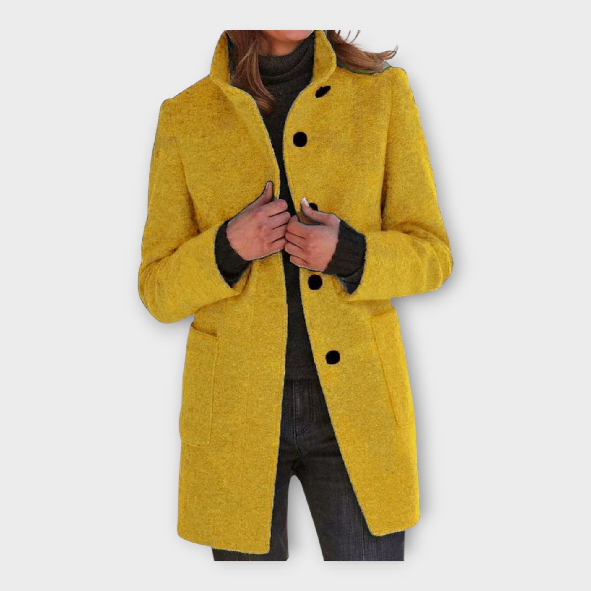 Elegant Coat with Timeless Line