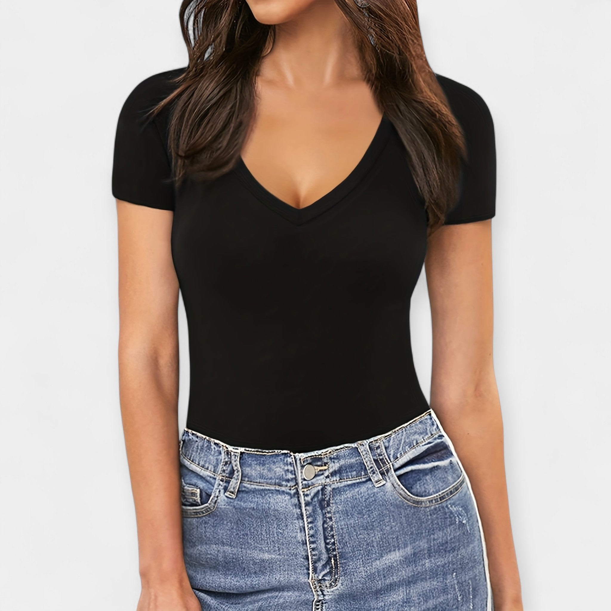 Summer V-Neck Bodysuit