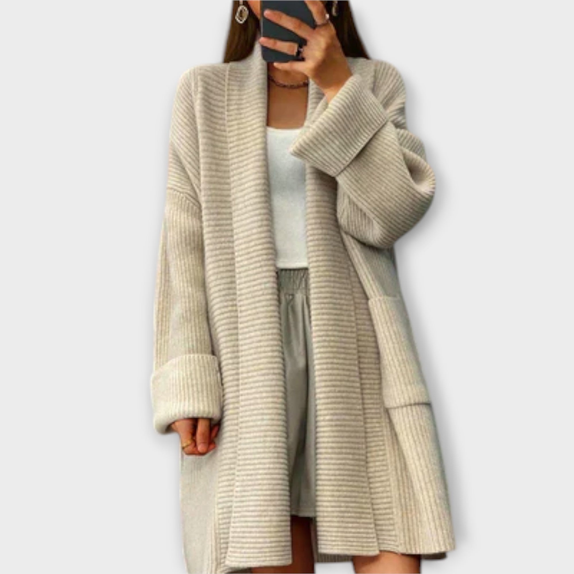 Euphymia - Long Knitted Cardigan
