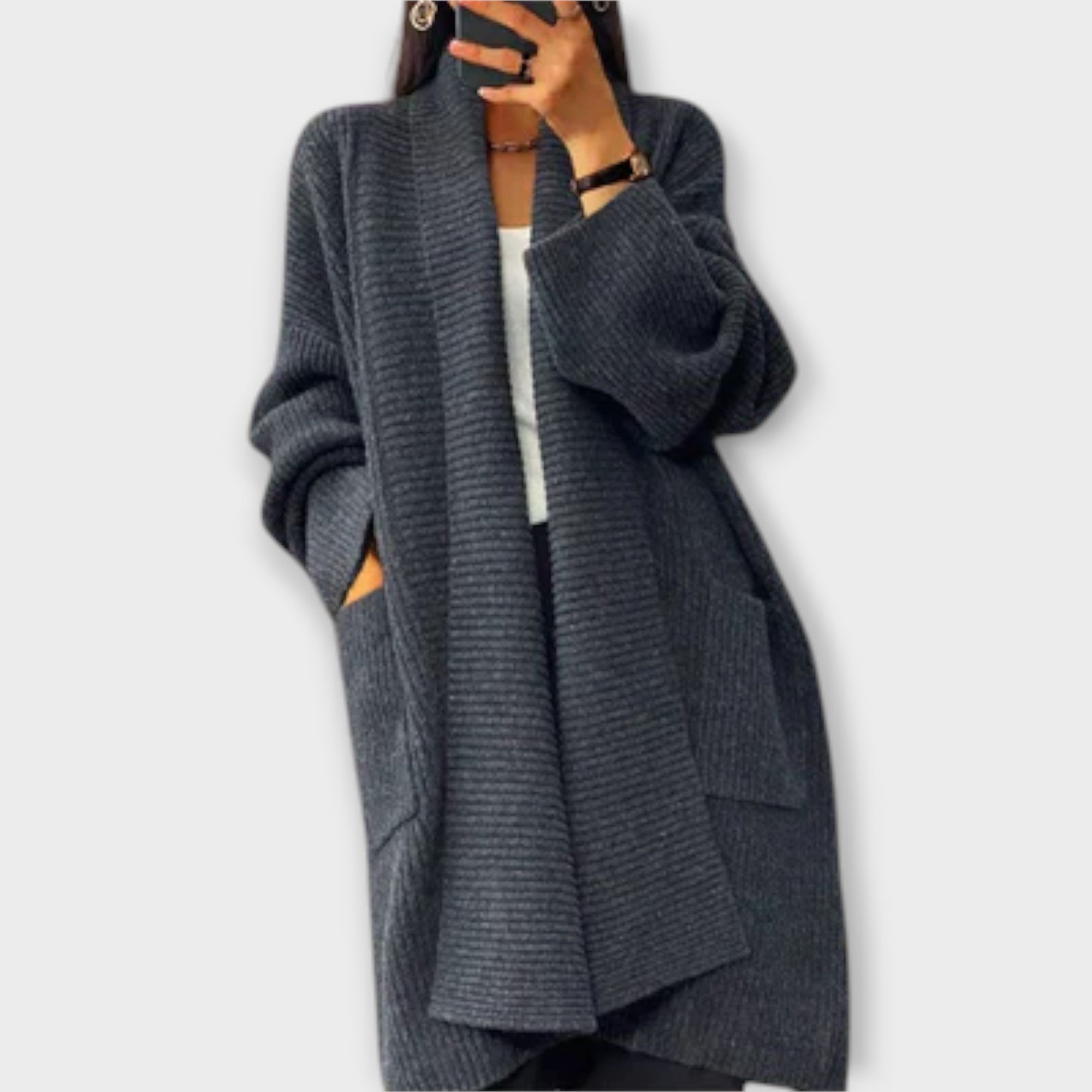 Euphymia - Long Knitted Cardigan