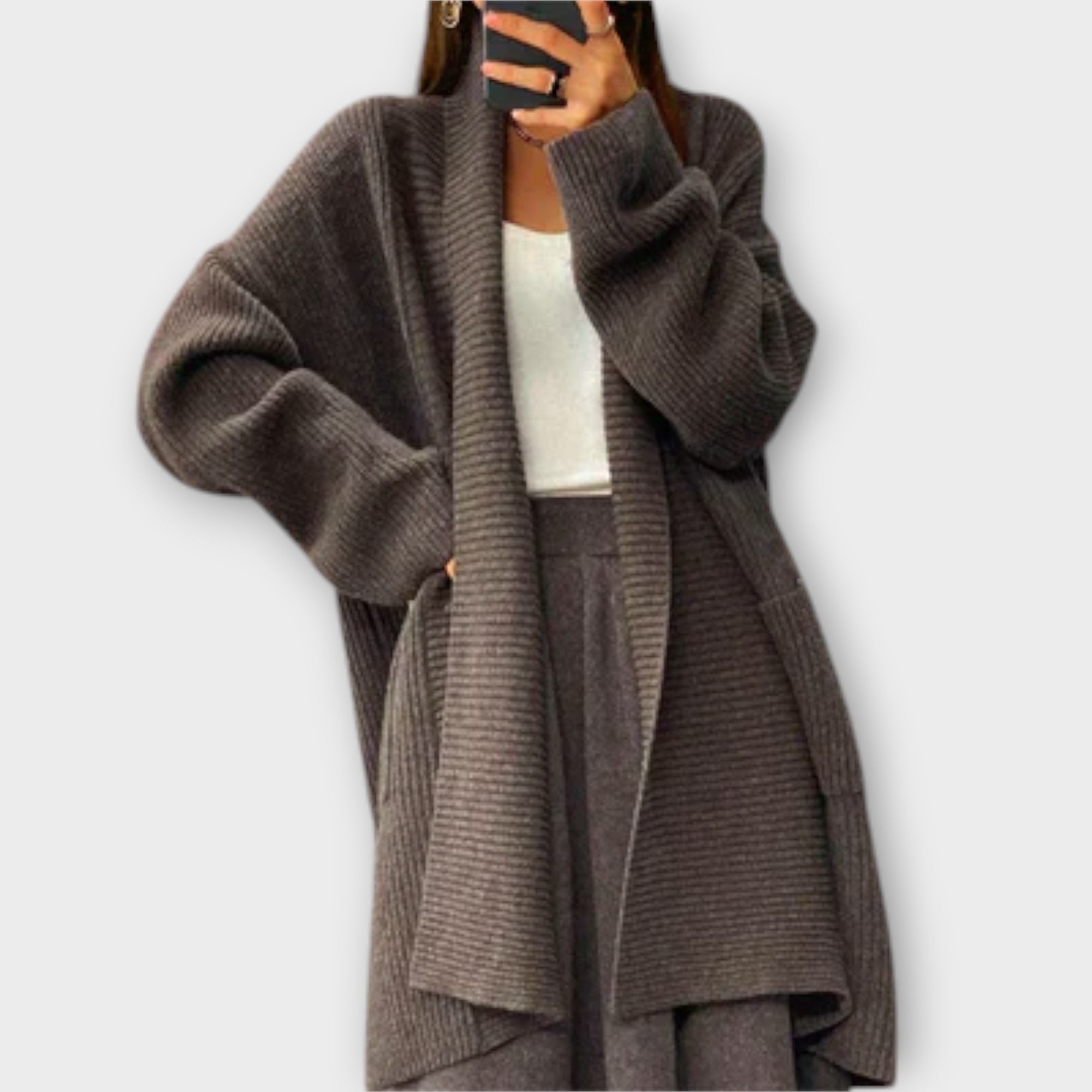 Euphymia - Long Knitted Cardigan