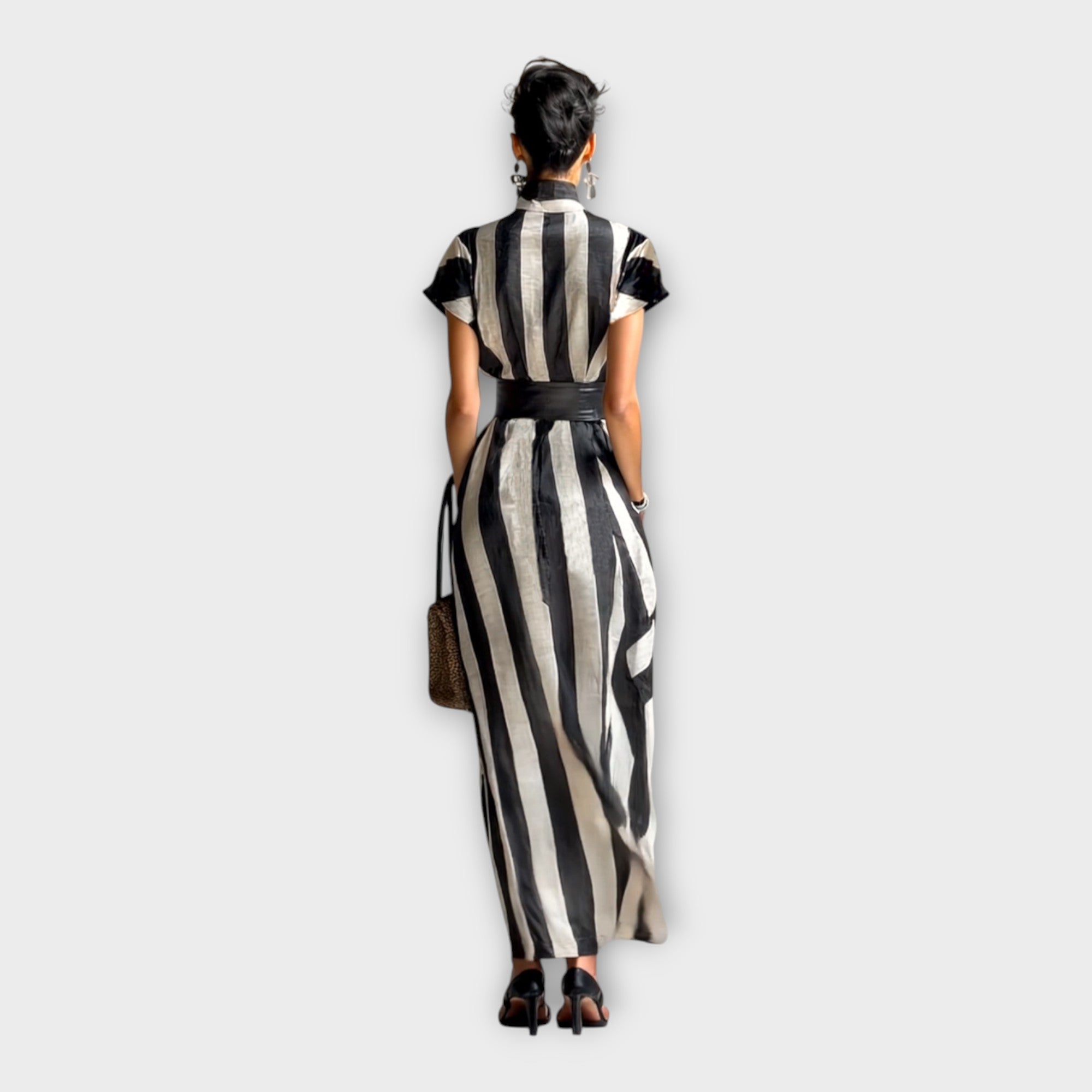 Full-length jumpsuit with statement elegance