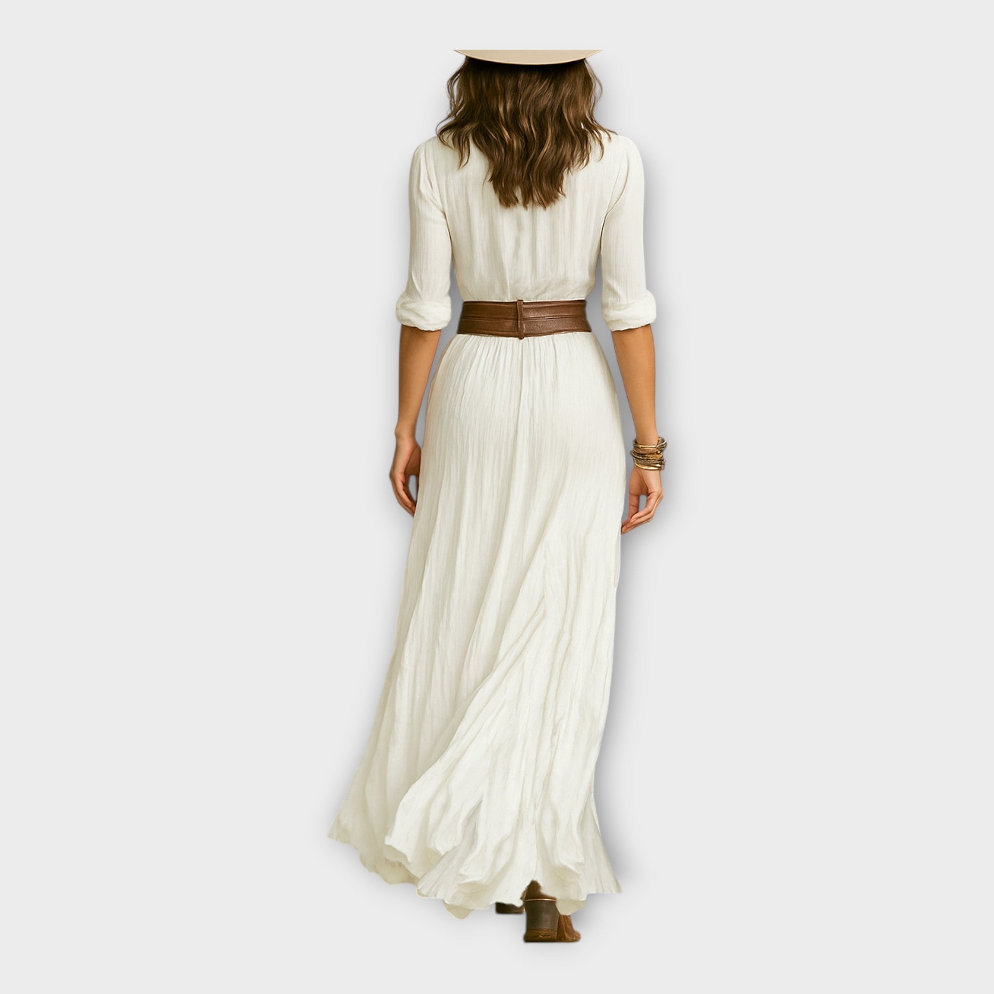 Long Dress with Bohemian Elegance